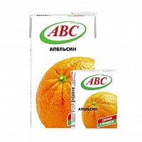 Нектар апельсиновый «ABC» с трубочкой